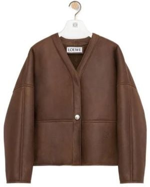 Loewe Pebble Cardigan - Brown