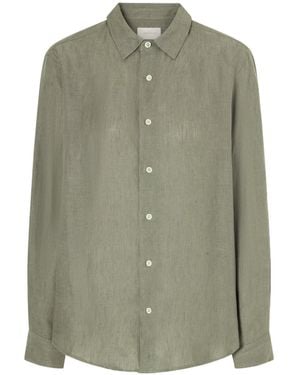 Aimé Leon Dore Linen Shirt - Green