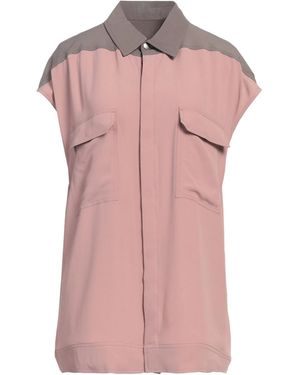 Rick Owens Two-Tone Hunting Shirt - Pink
