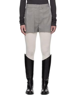 Low Classic Wool-Blend Twill Shorts - Black