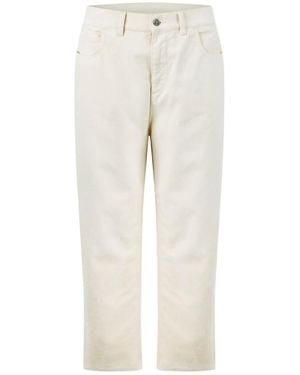 Moncler Belt-Loop Jeans - Natural