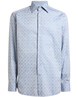 Etro Long-Sleeved Shirt - Blue