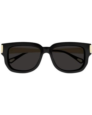 Chloé Chloé Eyewear Square Frame Sunglasses - Black