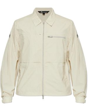 Moose Knuckles Collared Zip-Up Jacket - Natural