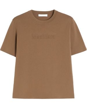 Max Mara Adelio Crewneck Short-Sleeved T-Shirt - Brown