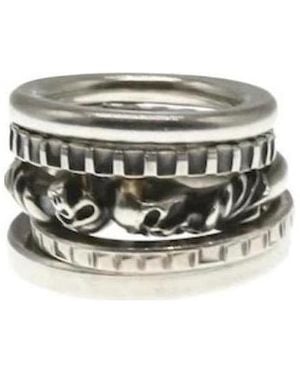 Werkstatt:münchen Stacked Rings - White