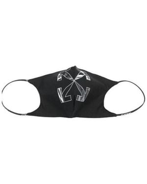 Off-White c/o Virgil Abloh Caravaggio Arrow Printed Face Mask - White