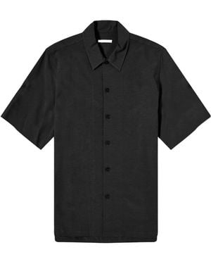 Helmut Lang Camp Short-Sleeved Shirt - Black
