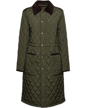 Burberry Quilted Mid-Length Cotton Clothes - Green