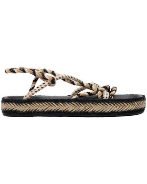 Isabel Marant Kitza Open-Toe Flat Sandals - Multicolor