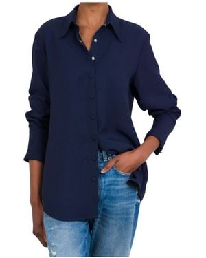 Dries Van Noten Long Sleeve Shirt - Blue