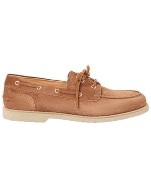 Brunello Cucinelli Leather Loafers - Brown