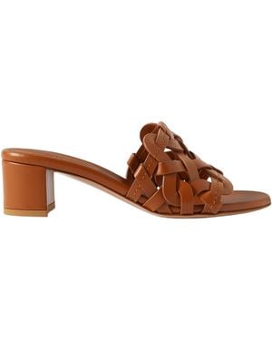 Gianvito Rossi 45Mm Amalfi Mules - Brown