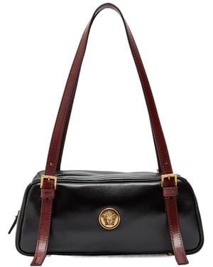 Versace Minimalist Shoulder Bag - Black