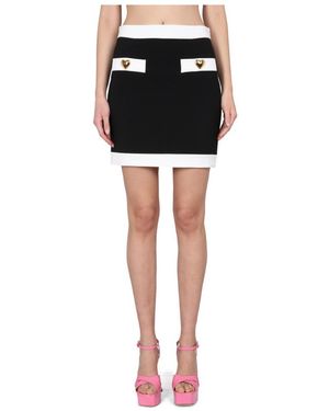 Moschino Emblem Skirt - Black