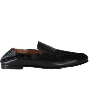 Givenchy Label Loafers - Black