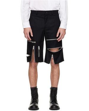 Comme des Garçons Belt Loops Shorts - Black