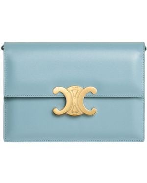 Celine Clutch Soir Triomphe - Blue