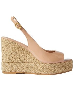 Stuart Weitzman Island Wedges - Natural