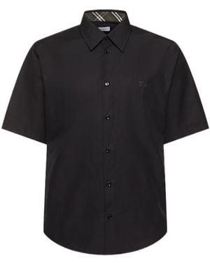Burberry Short-Sleeved Shirt - Black