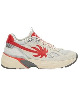 Palm Angels The Palm Runner Round Toe Trainers - Pink