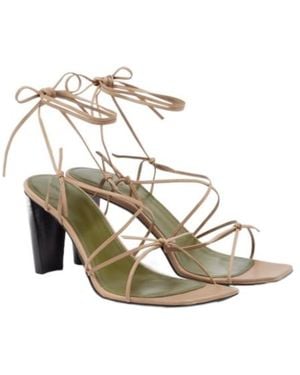Lemaire Simple Genuine Leather Sandals - Metallic