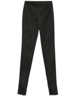 Gucci Stretch Silk Faille Leggings - Black