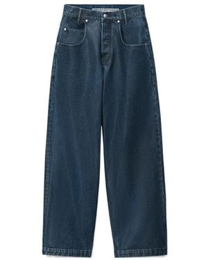 Alexander Wang High-Waisted Wide-Leg Jeans - Blue