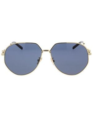 Dior Eyewear Cd Link A1U Pilot-Frame Sunglasses - Blue