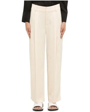 Vince Logo Casual Pants - White