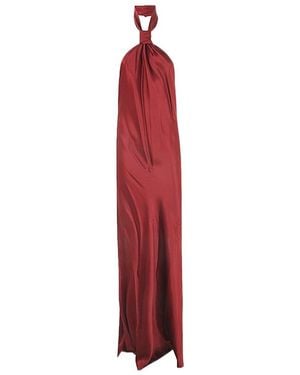 Ann Demeulemeester Sleeveless Neck Dress - Red