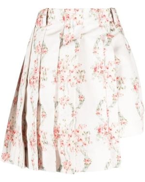 Simone Rocha Printed Skirt - White