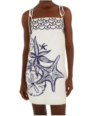 FARM Rio Slip Dress - White