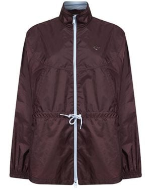 Prada Re-Nylon Blouson Jacket Recycled Polyamide Bomber - Purple