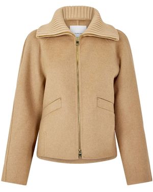 Varley Front Zipper Jacket - Natural