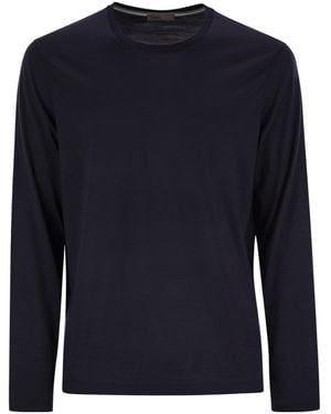 Herno Logo Knitwear - Blue