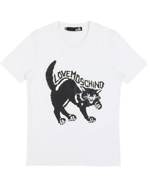 Moschino Printed T-Shirt - White