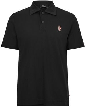 Moncler Gren Ss Polo Sn62 - Black