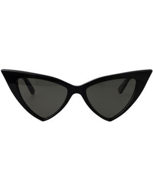 McQueen Eyewear Cat Eye Frame Sunglasses - Black