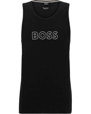 BOSS Sleeveless Vest - Black