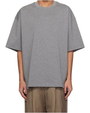 WOOYOUNGMI Cotton Overfit T-Shirt - Gray