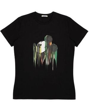 Iceberg Printed T-Shirt With Round Neck - Black