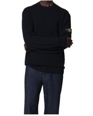 Stone Island Crew-Neck Sweater - Black