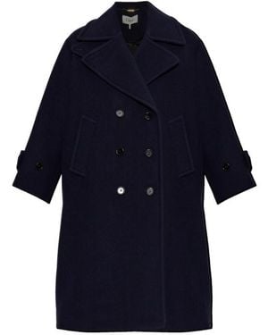 Chloé Chloé Double Breasted Mid-Length Coat - Blue