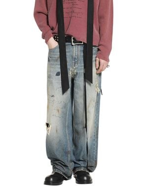 Ann Demeulemeester Straight-Leg Jeans - Multicolor