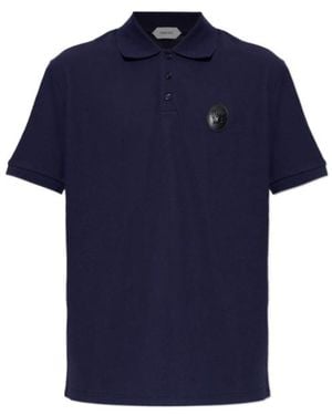 Versace Short-Sleeved Polo Shirt - Blue