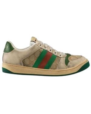 Gucci Screener Casual Sneakers - Green