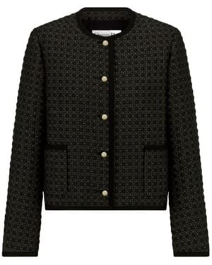 Dior Microcannage Cropped Jacket - Black