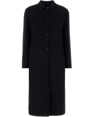 Jil Sander Long-Sleeved Coat - Black