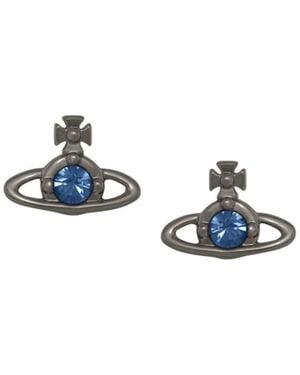 Vivienne Westwood Nano Solitaire Orb Earrings - White